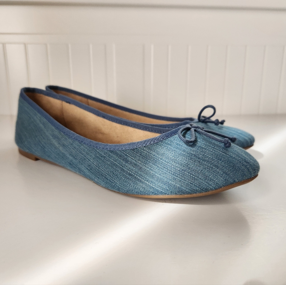 Circus by Sam Edelman Blue Denim Flats